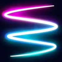 NeonArt Spiral Photo Editor